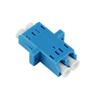 Duplex Fiber St To Sc Adapter Multimode Polymer Sleeve Plastic Flange